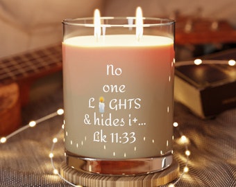 No one Lights Scented Candle - Full Glass, 11oz