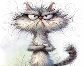Amazon.com : FLUFFY TABBY FAMILY Cats Kitten Any Occasion