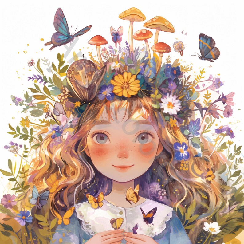 13 JPG, Magical Fairy Clipart, Digital Planner, Journals, Wall Art, Commercial Use,Digital Download,Vintage Fairy clipart,Watercolor clipart,Printables, Scrapbook, Crafts Card Making, Home Decor, Paper craft, junk journals,  Card Making,  Wall art