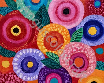 10 JPG Vintage Doodle Flowers Clip Art, Clipart de acuarela, Diario basura, Álbum de recortes, Creación de tarjetas, Descarga digital Fantasía caprichosa Floral