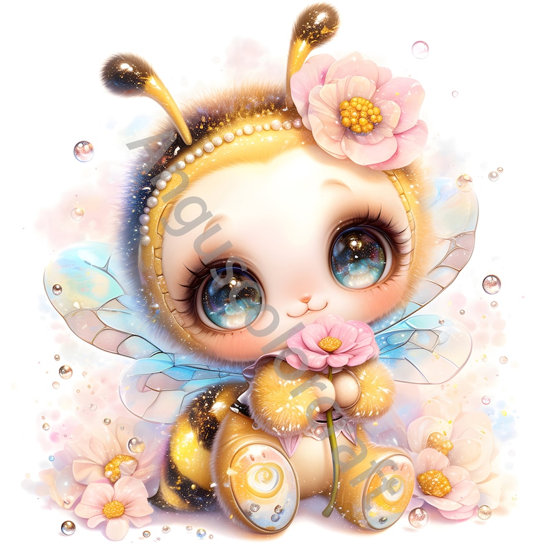 Honey Bee Clipart - Etsy