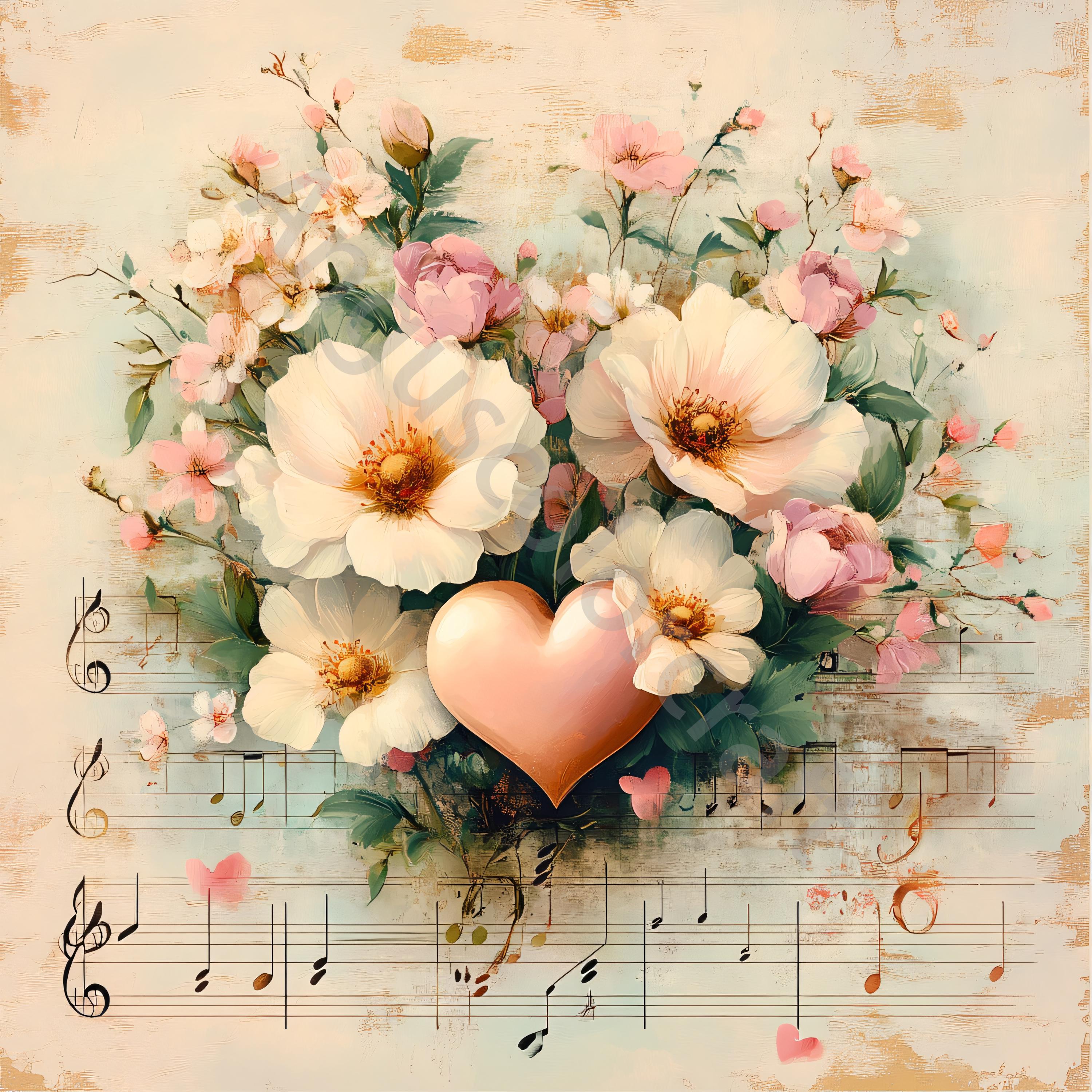 Love Notes Clipart Bundle 10 High Res Watercolor Jpgs for Junk ...