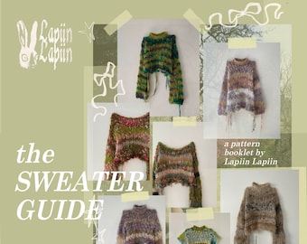 La guía de suéteres, un folleto de patrones de Lapiin Lapiin