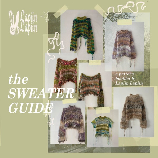 The Sweater Guide, a Pattern Booklet by Lapiin Lapiin