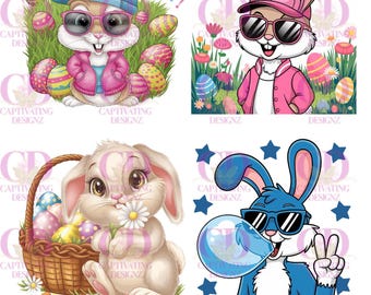 70 Easter Png Images, Easter tshirts, Easter Download, Easter Rabbits, Easter Bunnies