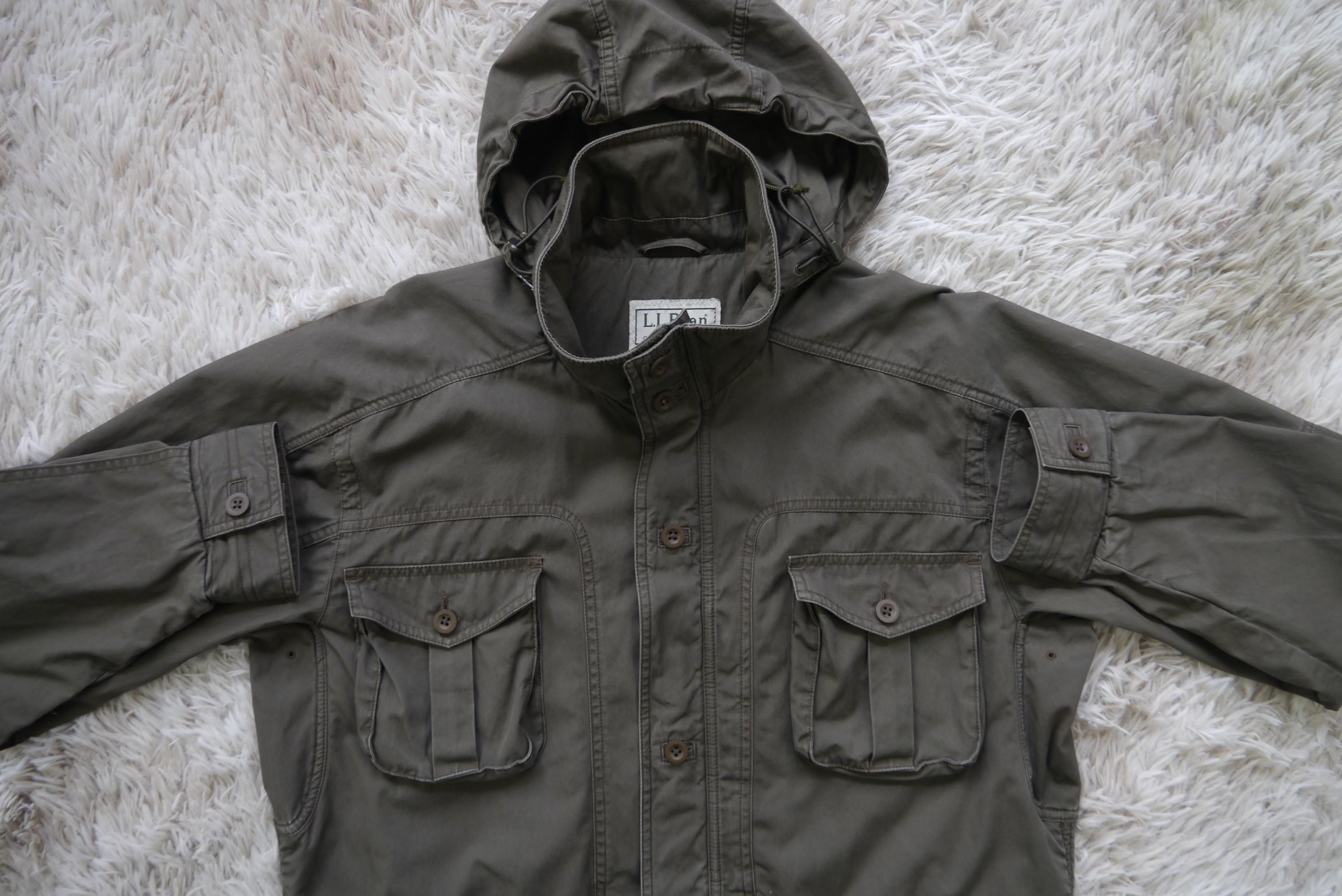 Vintage LL Bean M65 Field Coat: Military Green Tactical Jacket 