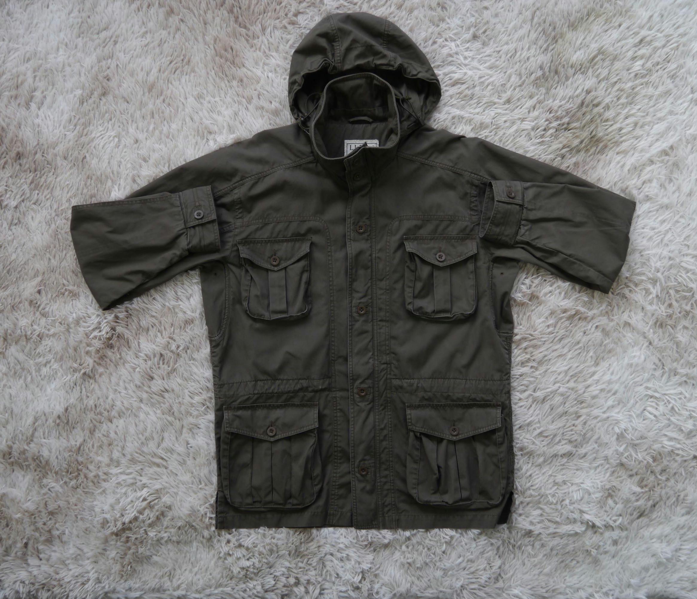 Vintage LL Bean M65 Field Coat: Military Green Tactical Jacket 