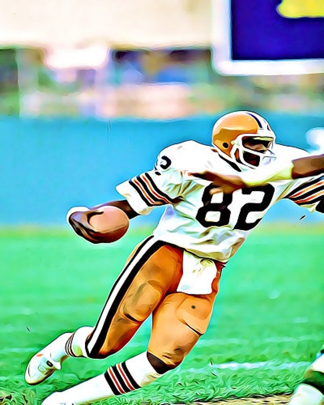 Ozzie Newsome Gridironart 8x10 Art Photo Cleveland Browns Unsigned - Etsy