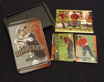 Collectibles Tiger Woods Golf Cards Collection.