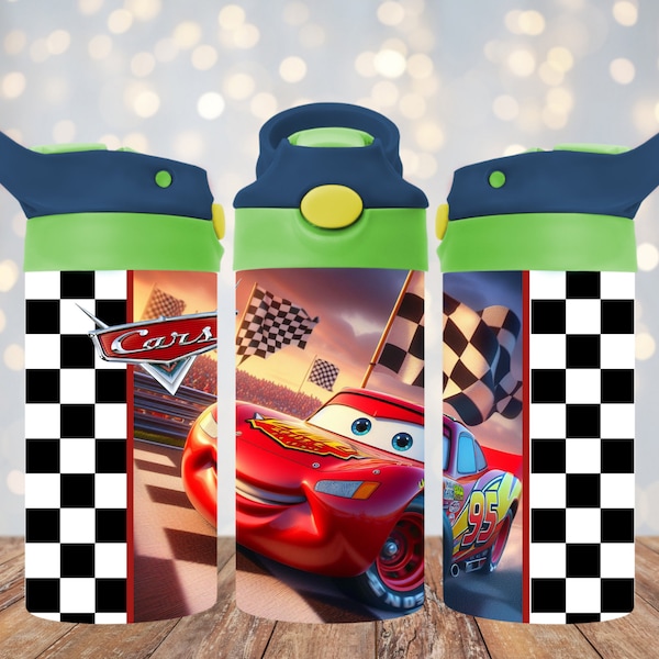 Lightening McQueen - Cars - Cars 12oz Tumbler Wrap - Digital Download - PNG - 300 DPI