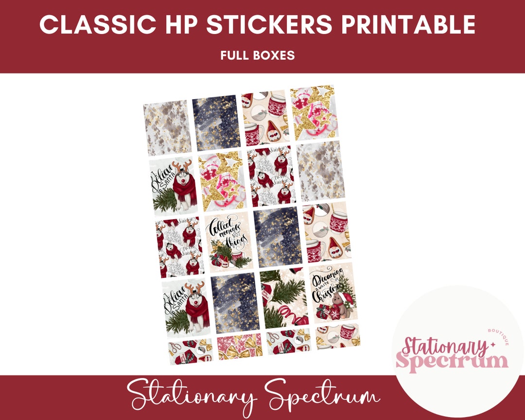 Happy Planner Printable Planner Stickers Classic Size Happy - Etsy