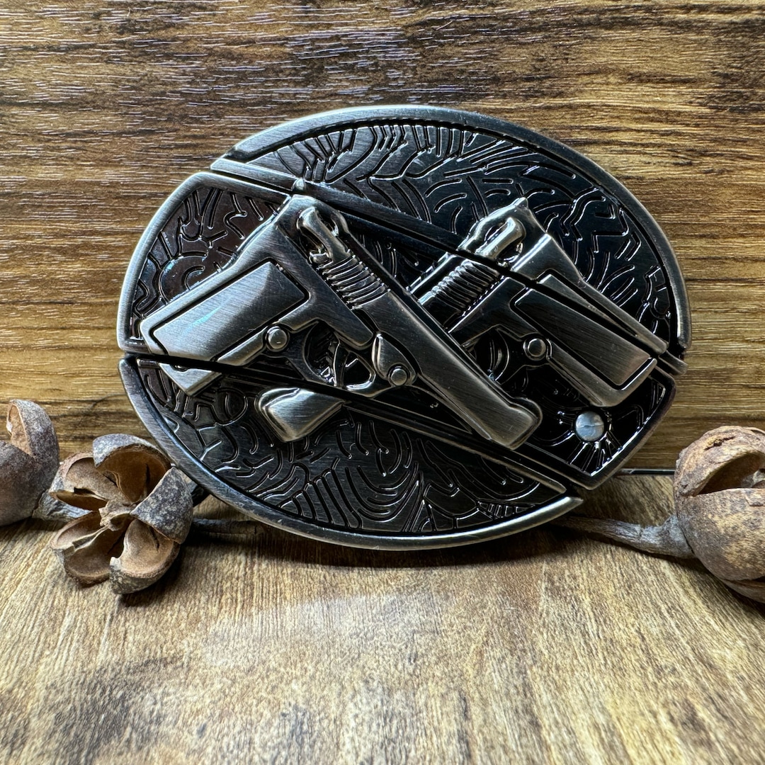 Guns Knife Belt Buckle,self Defense Stainless Steel, Belt