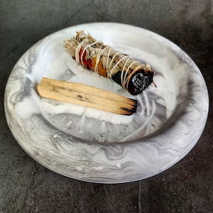 Handmade Ceramic Trinket Tray: Cloud or Round Jewelry Dish