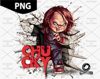 Chucky PNG, Chucky Terror Sublimation for garments, Instant download