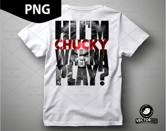 Chucky PNG, Chucky Terror Sublimation for garments, Instant download