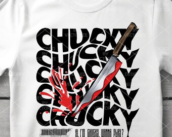 Chucky PNG, Chucky Terror for T-shirt Sublimation, chucky Png, Instant Download