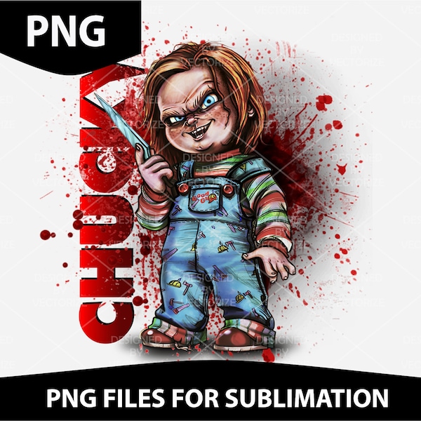 Chucky PNG, Chucky Terror for T-shirt Sublimation, chucky, Immediate download