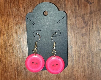 Button Earrings