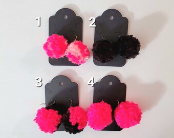 Pom Pom Earrings