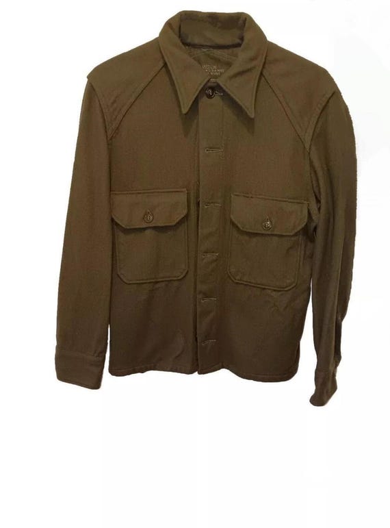 Canadian Army Cold Weather Wool Coat Size Medium