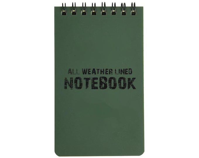 All-Weather Lined Notebook