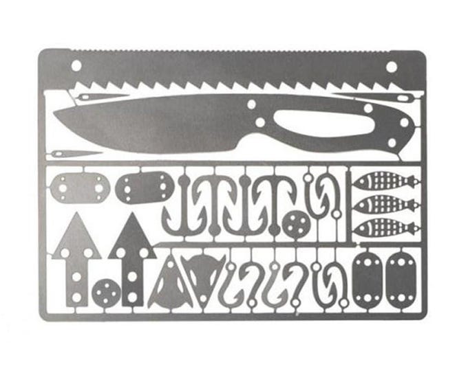 30-in-1 Survival Tool Card