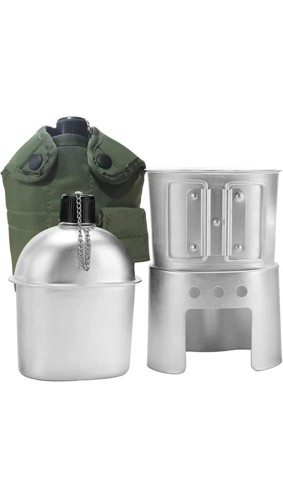 Aluminum Army Canteen Cooking Set
