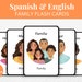 Spanish Flashcards Printable Family Members, Flashcards in Spanish ...