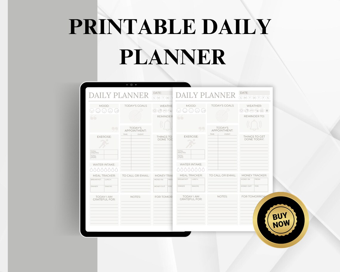 24 Hour Daily Planner Printable, Hourly Planner, Military Time Plan ...