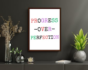Motivational Wall Art Positive Affirmations Gift for Her/Him Personalized Affirmations Wall Art Motivational Gift Positive Wall Decor