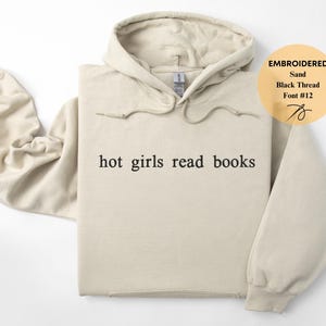 Bestickter benutzerdefinierter Hoodie, personalisierter Hoodie, Geschenk für sie, Hoodie mit individuellem Text, Hoodie mit individuellem Logo, Paare Hoodies, Muttertagsgeschenk Bild 3