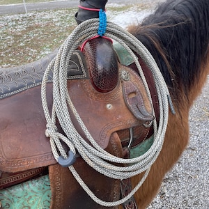 Cowboy Rope Keeper Strap for Saddle, Bungee Rope Holder Keeper for Horse Riding, Cowboy Saddle Tack for Horseback Riding