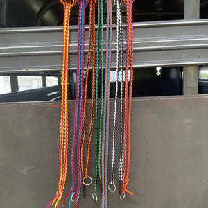 Schweinchen Schnur 6 ft, Waden Zum binden, Geflochtenes Get Down Seil, Geflochtenes Paracord Schweinchen Schnur zum Anbinden, Cowboy Zubehör Seil