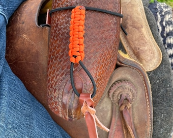 Cowboykoordriem voor zadel, bungeekoordhouder voor paardrijden, cowboyzadeltuigje voor paardrijden