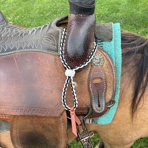 Custom Saddle Rope Holder | Western Horse Tack Accessory | Lariat & Lead Rope Keeper for Trail Riding, Ranch, Rodeo Gear
