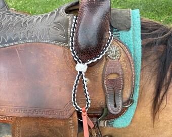 Op maat gemaakte zadeltouwhouder | Western paardrijtuigaccessoire | Lariat en touwhouder voor trailrijden, ranch en rodeo-uitrusting