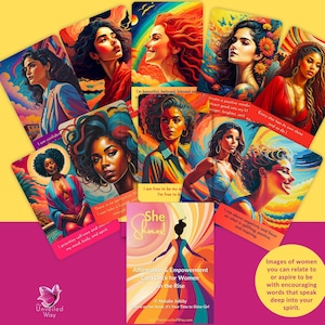 52 Positive Affirmation Card Deck for Women / Motivational Cards / Inspirational Cards / Self-Love Gifts for Women / Words of Encouragement