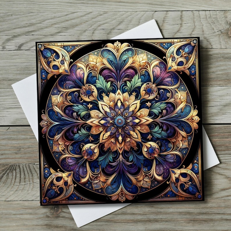 Art Nouveau Ceramic Art Tile | Vintage Inspired Art | Unique Home Decor | Wall Art Decor | Trivet Option | Decorative Tiles image 5