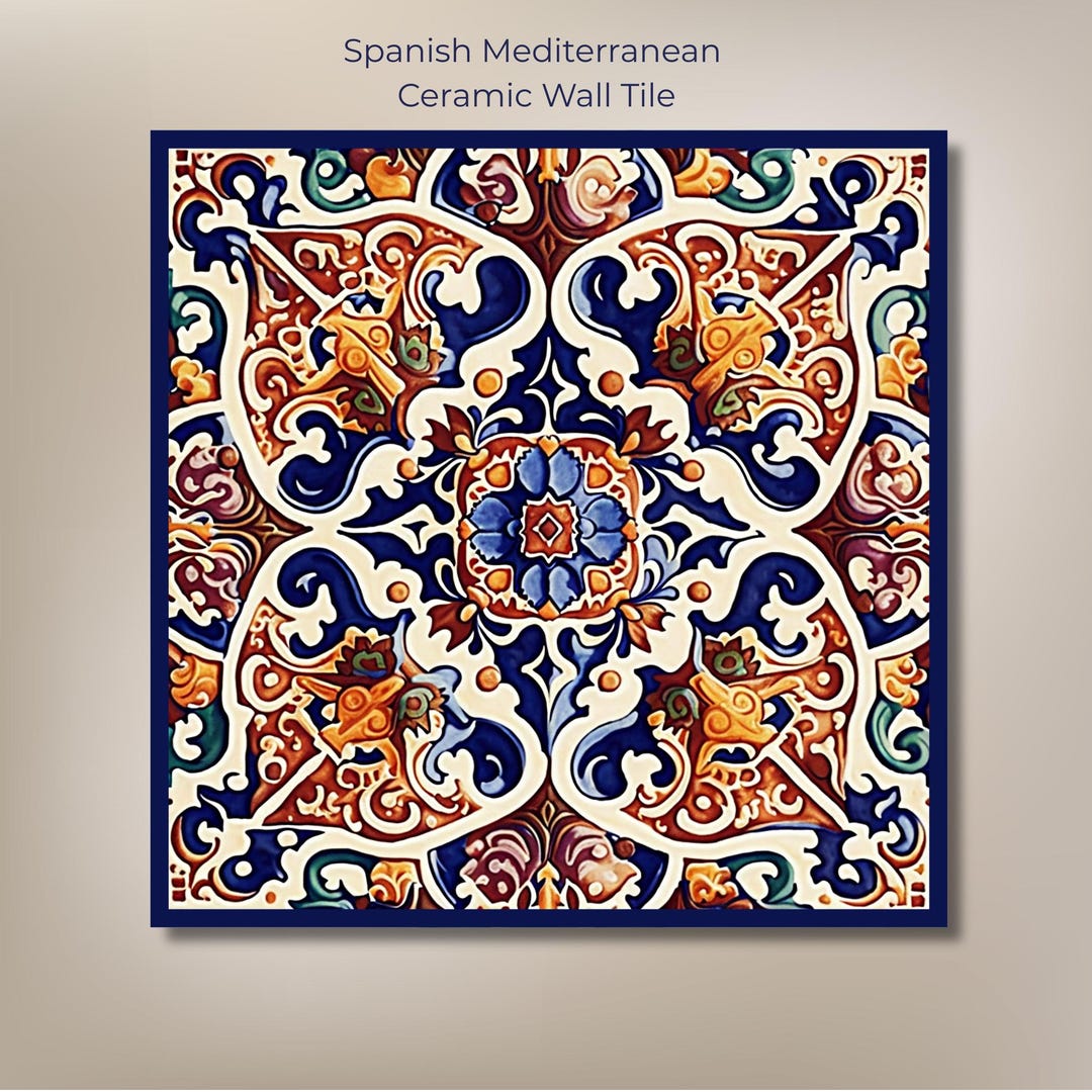 Spanish Mediterranean Ceramic Tile | European Old World Tile | Kitchen ...