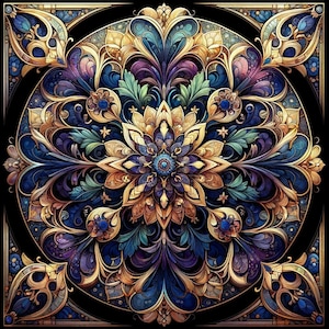 Art Nouveau Ceramic Art Tile | Vintage Inspired Art | Unique Home Decor | Wall Art Decor | Trivet Option | Decorative Tiles image 4