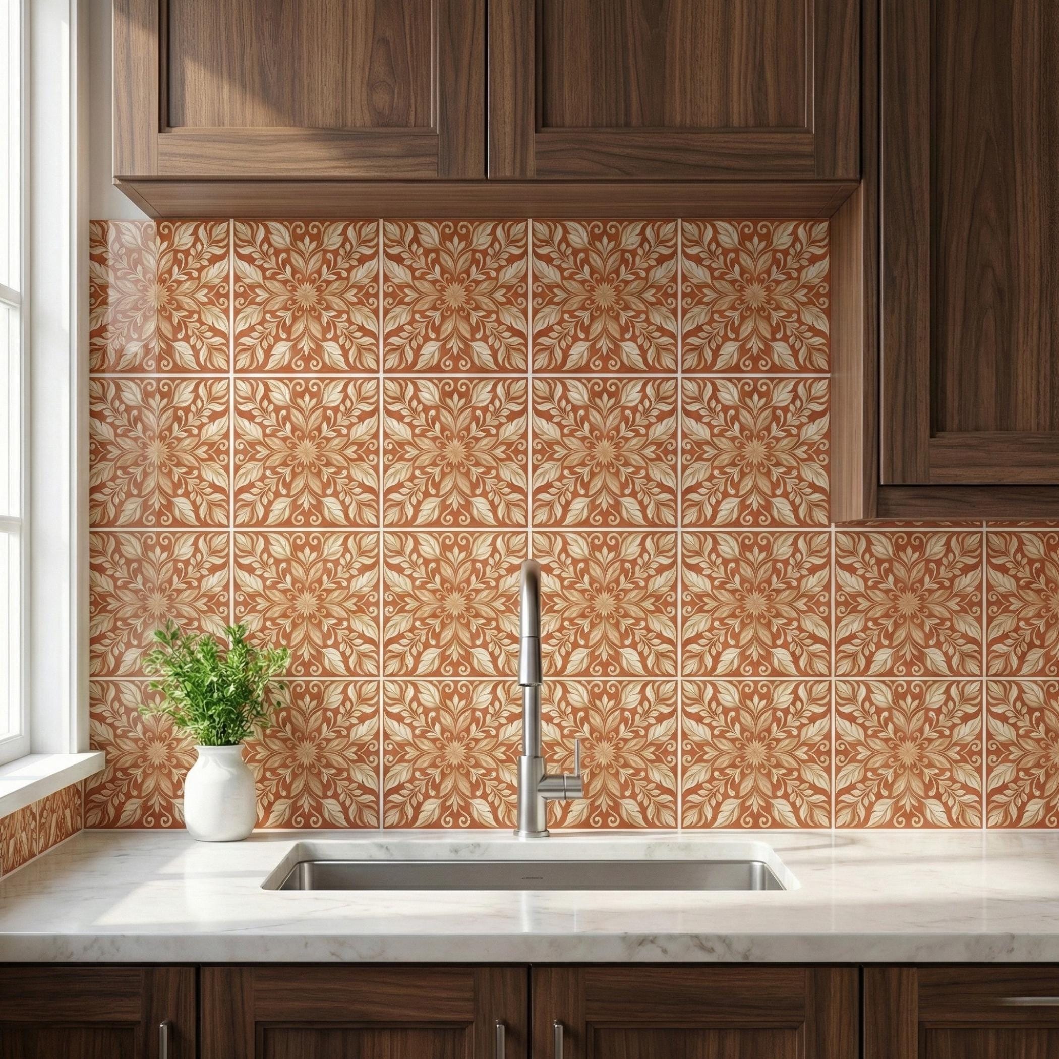 Tuscan Riser Spanish Mediterranean Terracotta & Cream Ceramic Tile | Andalusian ...