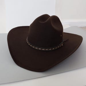 Affordable Brown Cowboy Hat – Lightweight & Budget-Friendly Dubetina Western Hat