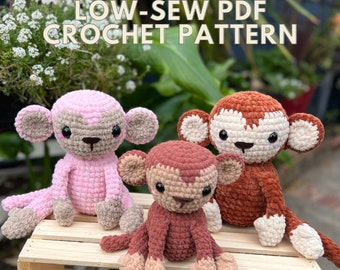 Mono the Monkey + Boots Mod Crochet Pattern