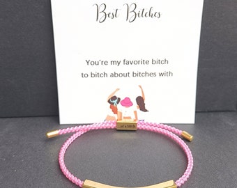 Geschenk für Bestie - Be Kind Of A Armband - Affirmation Zitat Armband - Freundschaftsarmbänder - Girl Gang Armband - Geburtstagsgeschenke für Sie