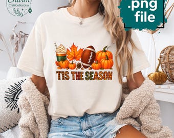 Touchdown Season PNG: Football Game Day Graphic (Digital Download)