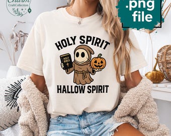 Funny Jesus Halloween PNG, Holy Spirit Ghost (Digital Download)