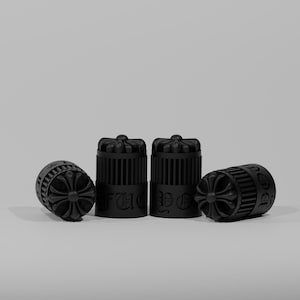 Tapas para válvulas de neumáticos Not_Chrome Fuck You FU: funda protectora de fácil instalación para automóviles, camiones, bicicletas y motocicletas, duraderas y anticorrosión