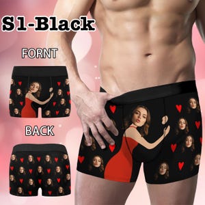 Custom Face Boxer Briefs, Personalized Photo Underwear Gifts, Heartfelt Love Gift for Men, Anniversary Present for Him image 15