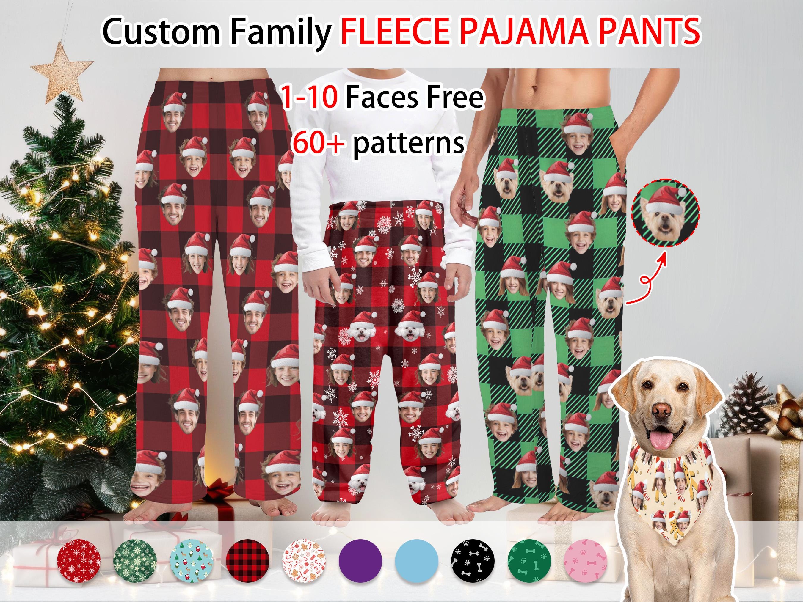 Christmas Pajamas Family Fleece Etsy