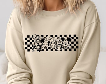 Retro Checkered Mickey PNG, Family Vacation png, Family Trip Png, Vacay Mode Png, Magic Kingdom Png, Mickey Png, Mouse Png, Digital
